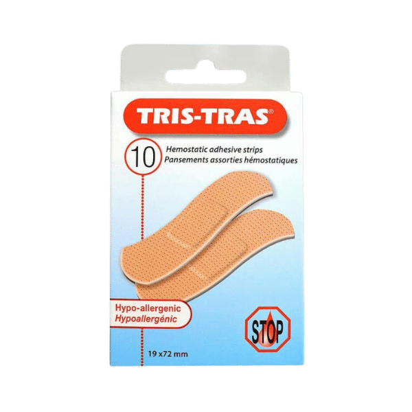 Tris Tras - Bandes hémostatiques 19x72mm - x10