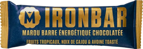 Barre énergétique chocolat noir 65% fruits, noix de cajou & avoine toasté - 40g