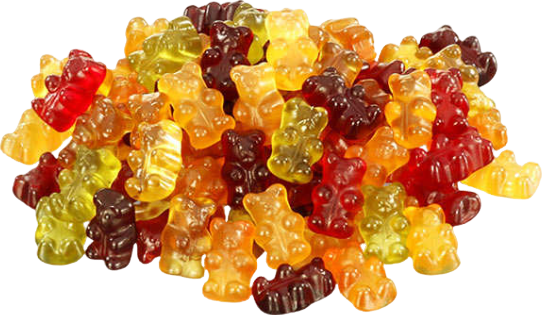 Bonbons oursons sans gélatine bio - 1.25kg