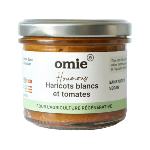 Houmous haricots blancs et tomates bio - 90g