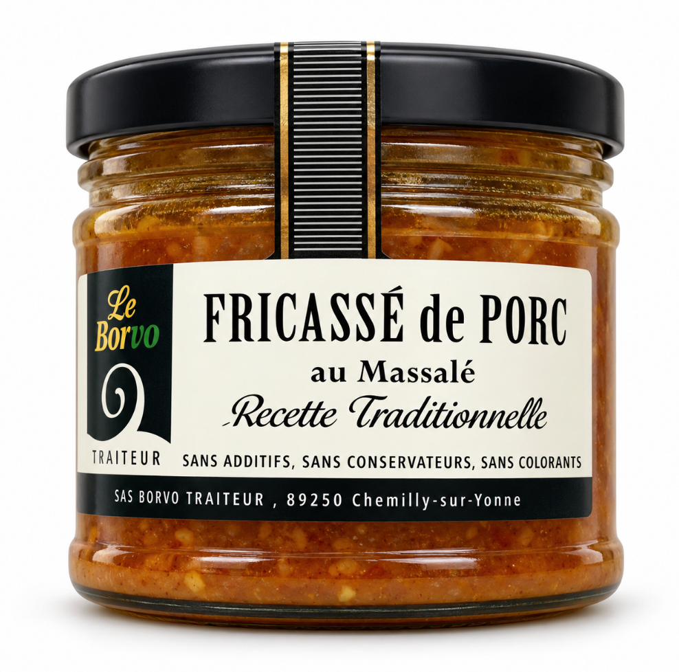 Fricassé de porc au massalé - 350g