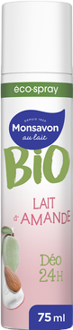 Déodorant spray au lait d'amande bio - 75ml