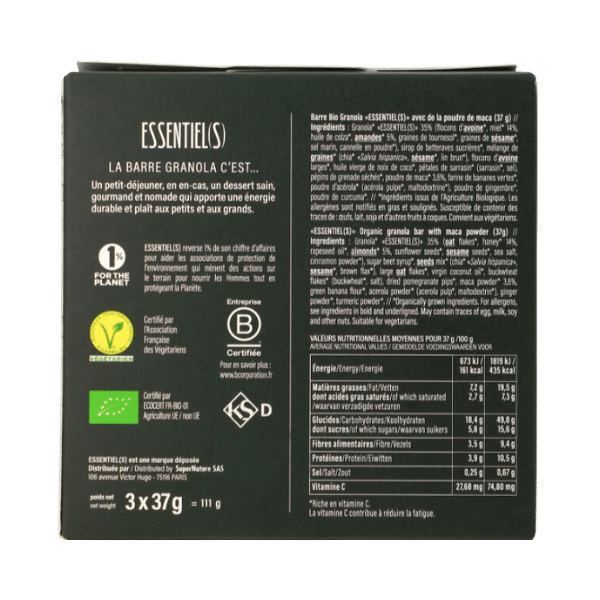 Pack de 3 barres La Boost bio - 111g - SuperNature