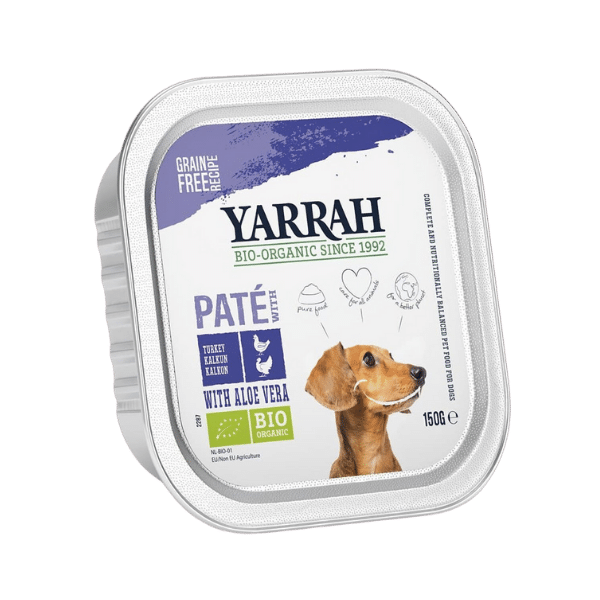 Pâtée pour chien poulet et dinde bio - 150g - Yarrah