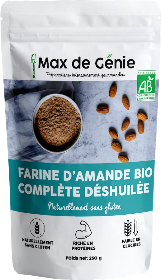 Farine d'amande complète deshuilée bio - 250g