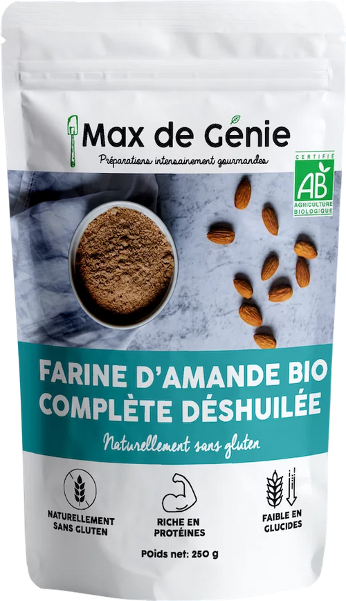 Farine d'amande complète deshuilée bio - 250g