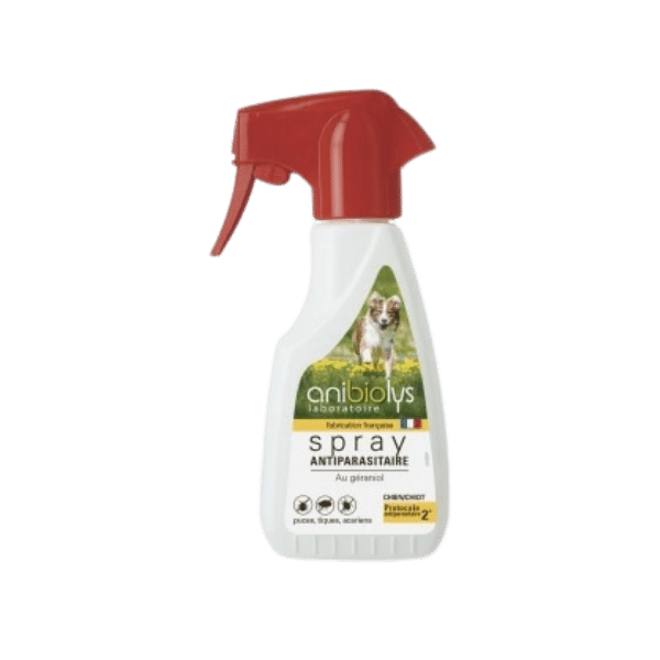 Spray antiparasitaire pour chien - 250ml - Anibiolys