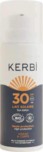 Lait solaire SPF30 au monoï bio - 50g