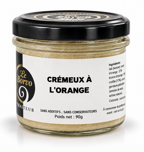 Crémeux à l'orange - 90g