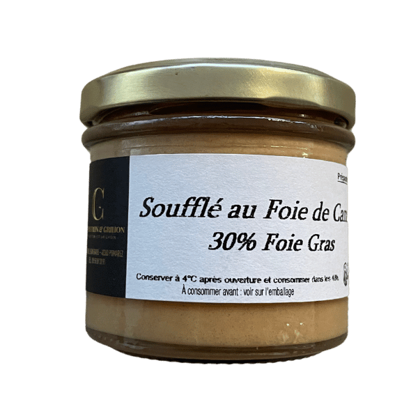 Soufflé au foie de canard (30% foie gras) - 80g