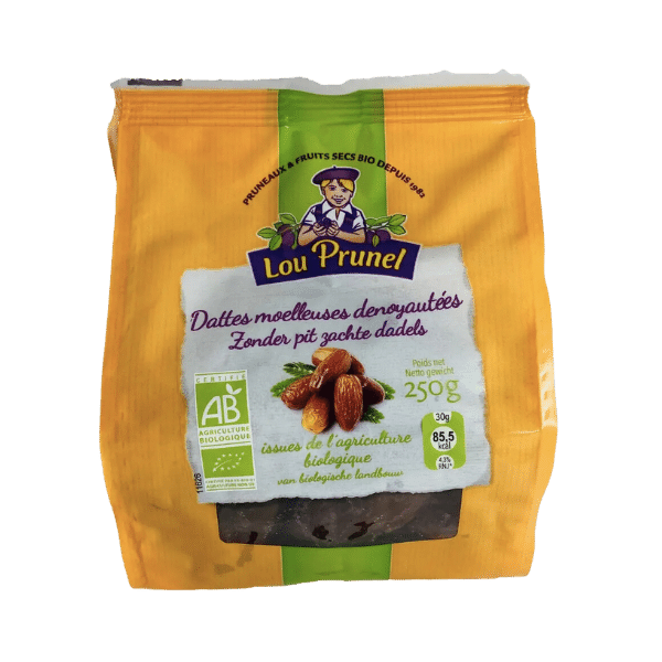 Dattes moelleuses dénoyautées bio - 250g - Lou Prunel