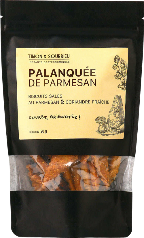 Biscuits salés au parmesan et à la coriandre - 120g