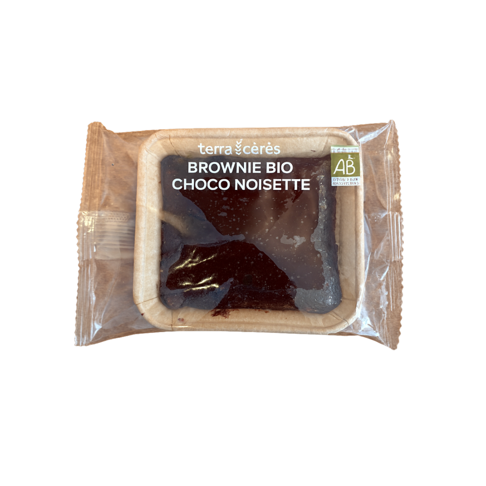Brownie chocolat noisette bio - 75g