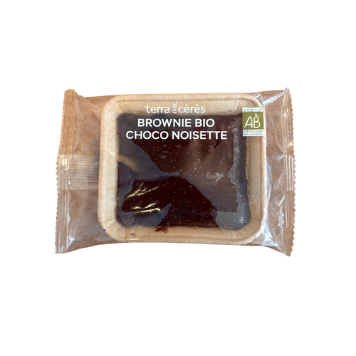 Brownie chocolat noisette bio - 75g