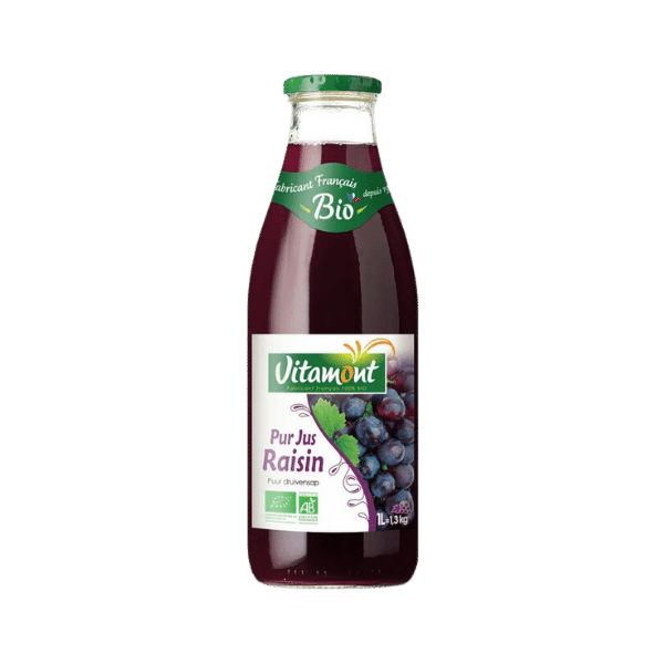 Vitamont - Pur jus de raisin rouge bio - 1l