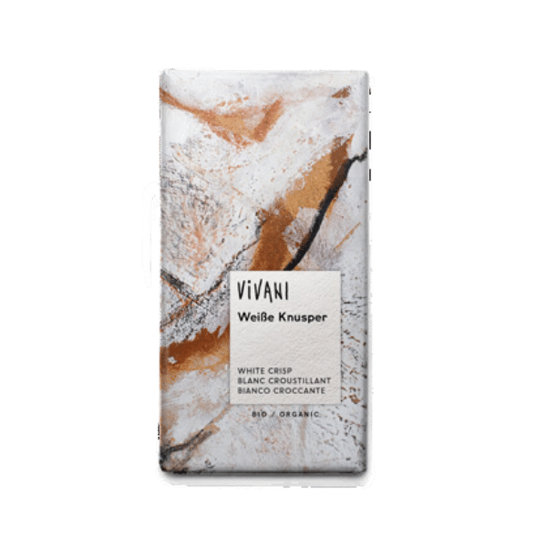 Vivani - Tablette de chocolat blanc riz croustillant bio - 100g