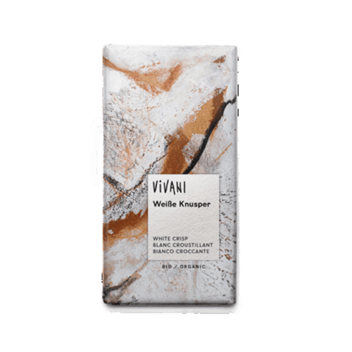 Vivani - Tablette de chocolat blanc riz croustillant bio - 100g