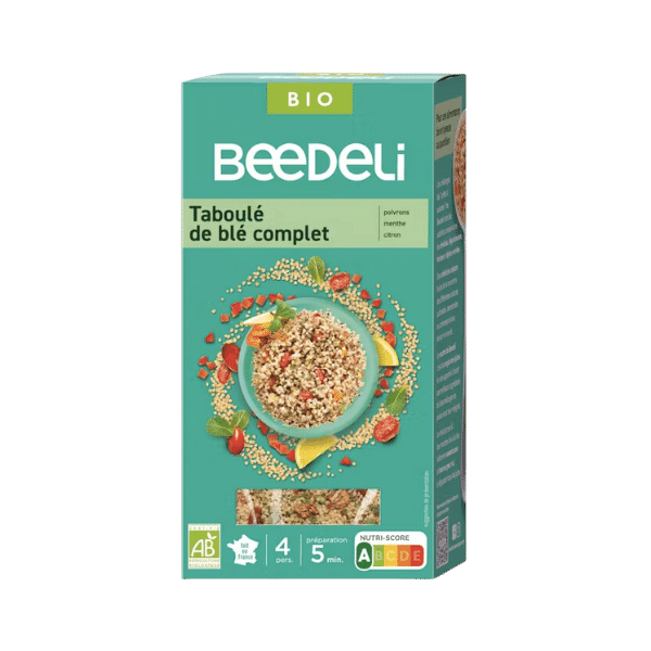 Taboulé de blé complet bio - 220g - Beedeli