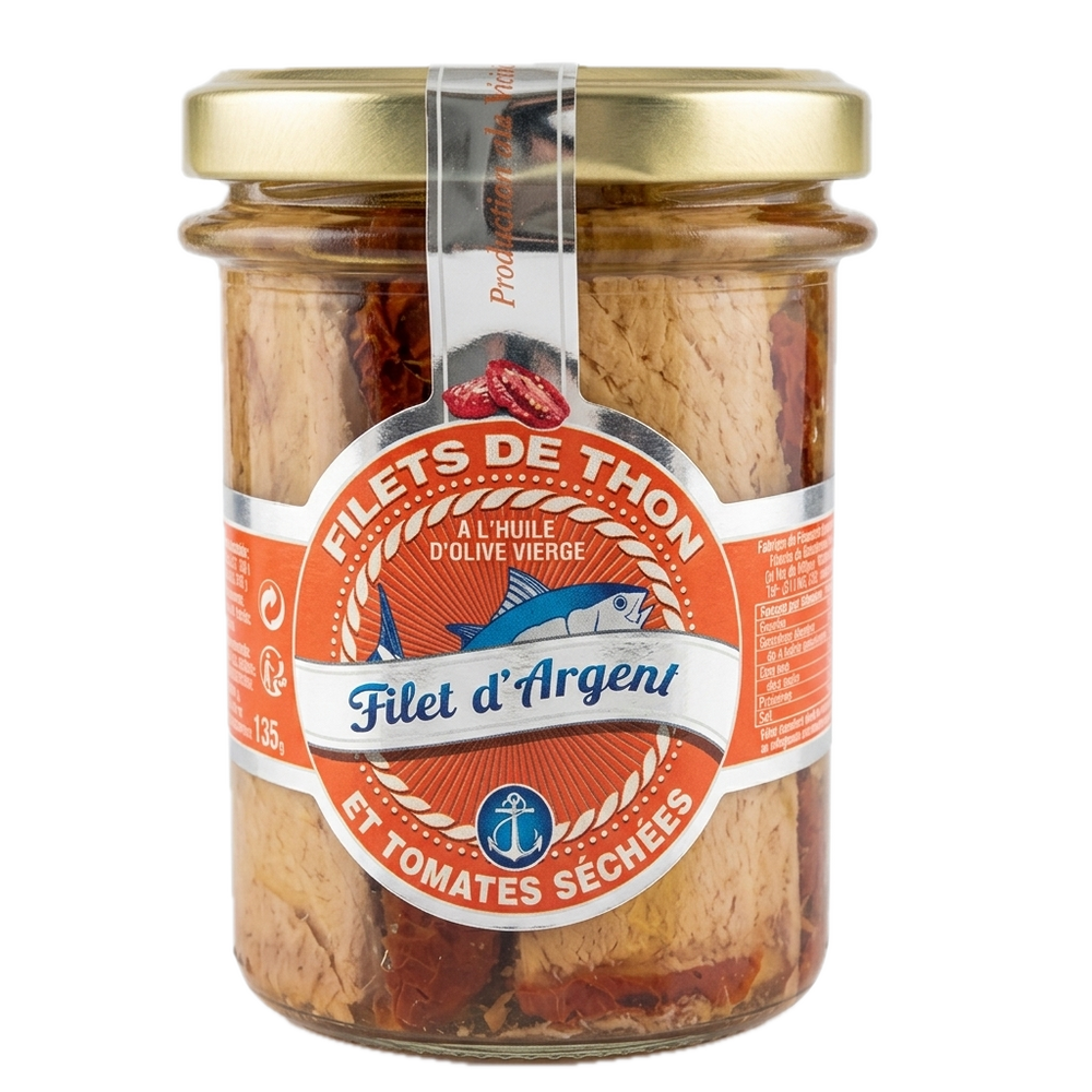 Filets de thon à la tomate - 200g