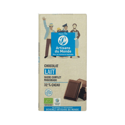 Chocolat au lait bio - 100g