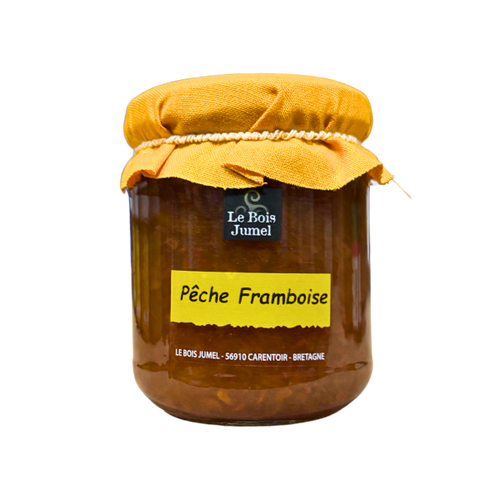 Préparation de fruits pêche framboise - 240g
