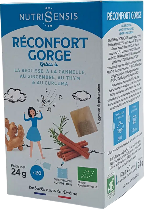 Tisane réconfort gorge - 24g