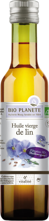 Huile de lin vierge bio - 250ml