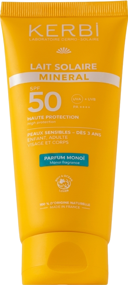 Lait solaire parfumé monoï SPF50  - 100g
