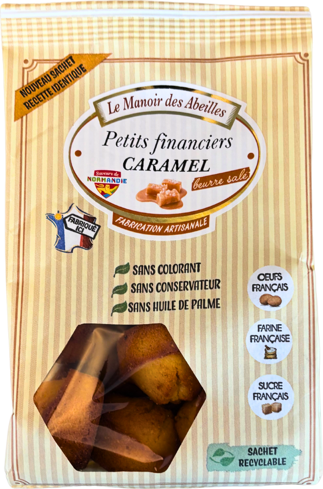 Petits financiers au caramel beurre salé - 200g