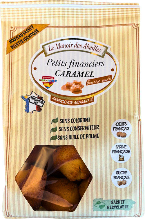Petits financiers au caramel beurre salé - 200g
