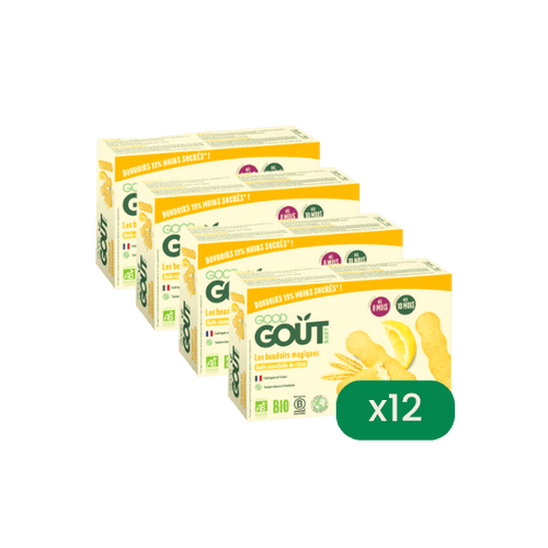 Willy anti - gaspi - Lot de 12 boudoirs au citron bio - 12x120g