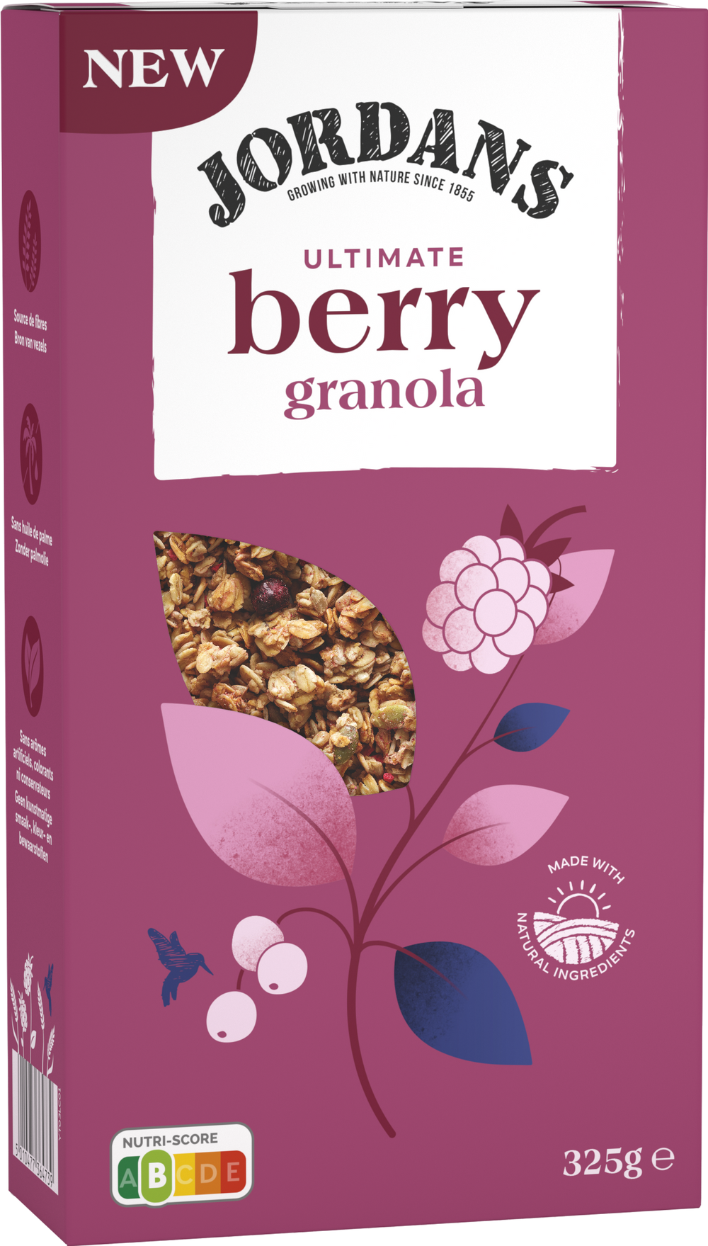 Granola aux fruits rouges - 325g