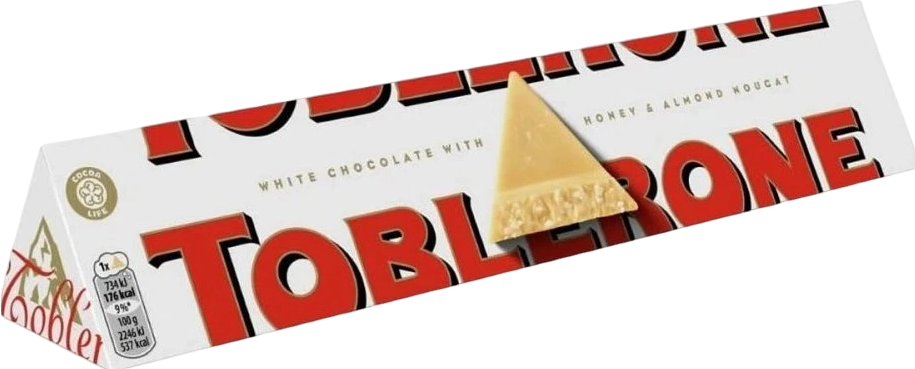 Chocolat blanc au nougat miel et amandes - 100g