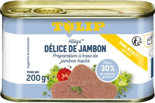 Délice de jambon sans nitrite - 200g