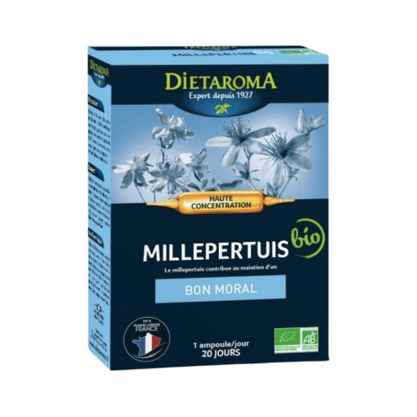 CIP Millepertuis Bon Moral bio - 20 ampoules - Dietaroma