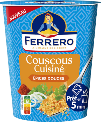 Cup couscous cuisiné épices douces - 80g