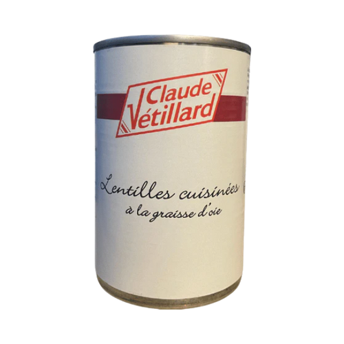 Lentilles cuisinées à la graisse d'oie- 400g