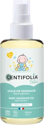 Huile de massage bébé bio - 100ml