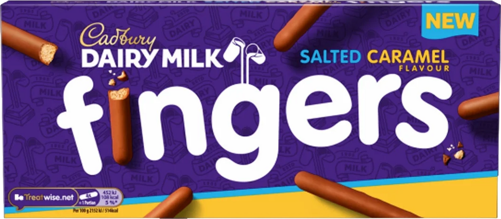 Fingers caramel salé - 114g