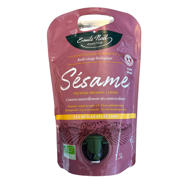 Huile vierge de sésame bio - 1.5L