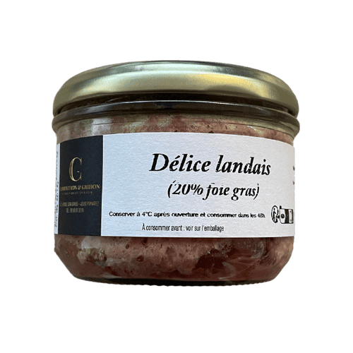 Délice Landais au foie de canard (20% foie gras) - 180g