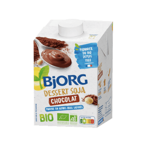 Crème dessert de soja au chocolat bio - 525g