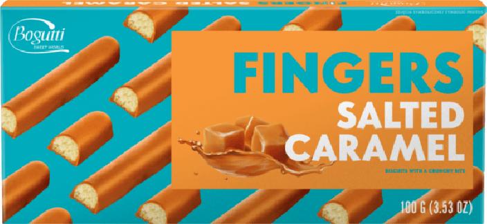 Fingers saveur vanille caramel salé - 100g