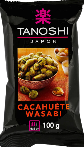 Cacahuètes au wasabi - 100g