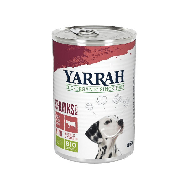 Yarrah - Bouchée pour chien au boeuf et poulet bio - 820g