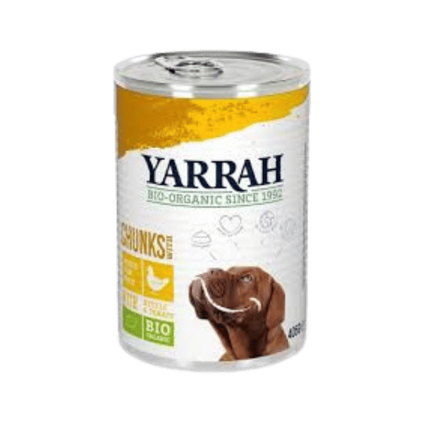 Yarrah - Morceaux tendres de poulets pour chiens - 820g