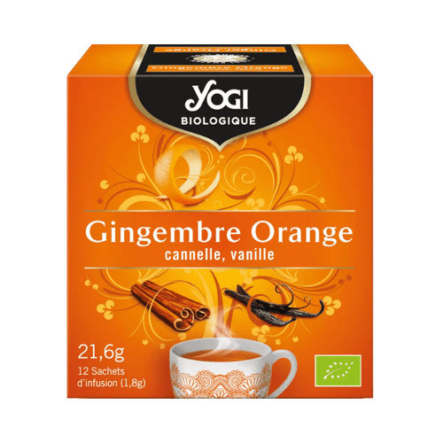 Yogi Tea - Infusion gingembre orange bio