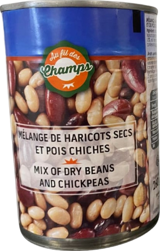 Mélange haricots secs et pois chiches - 260g