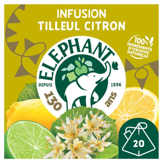 Infusion tilleul citron - 20 sachets - 38g