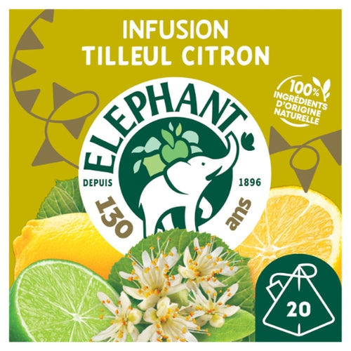 Infusion tilleul citron - 20 sachets - 38g